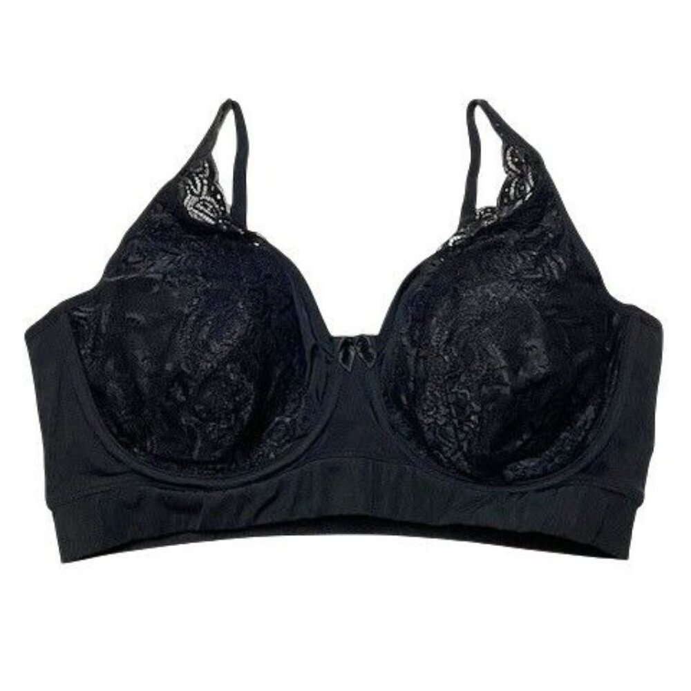 Rhonda Shear Butterknit No Wire Underwire Bra with Lace 2X  (RS-16)